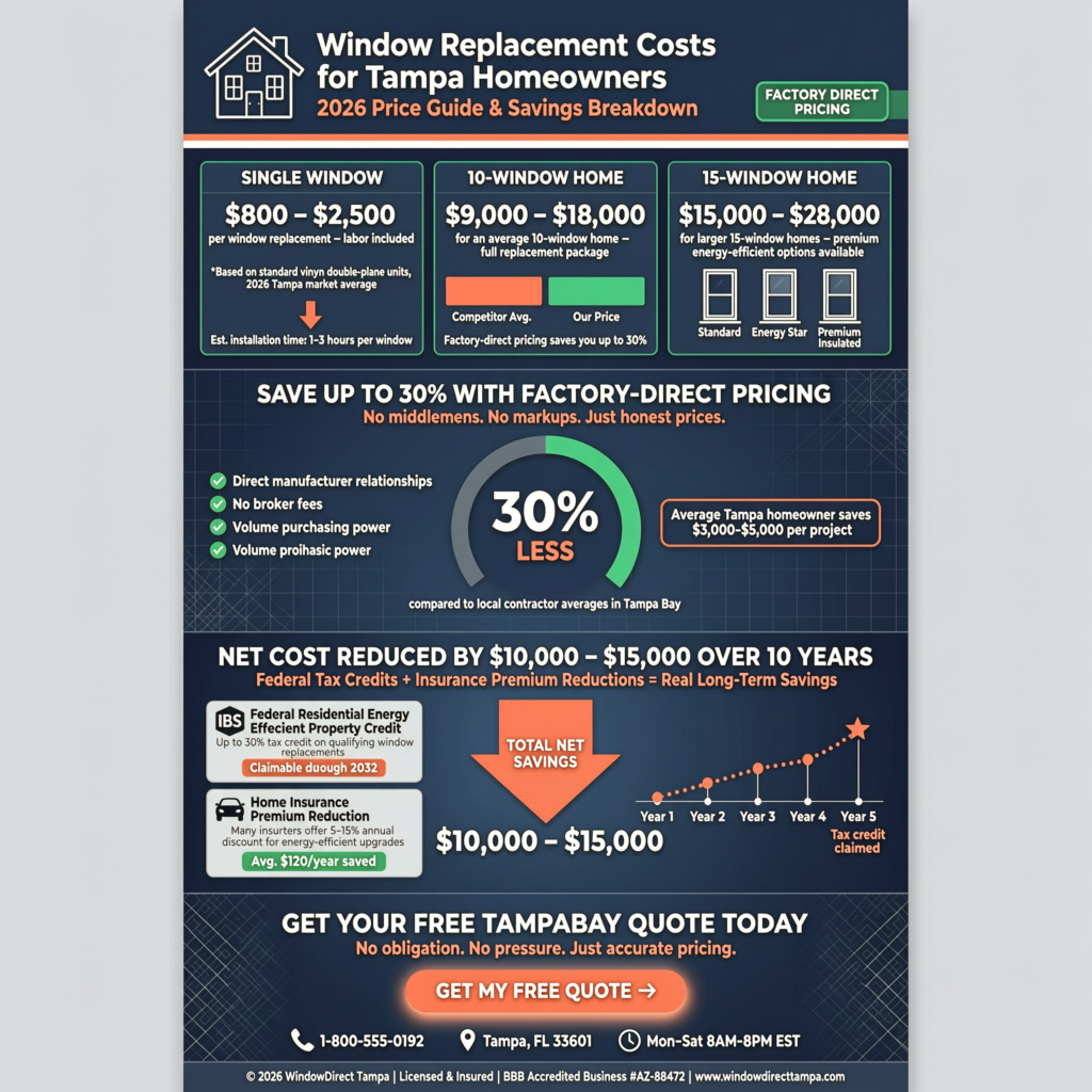 Impact windows Cost Tampa